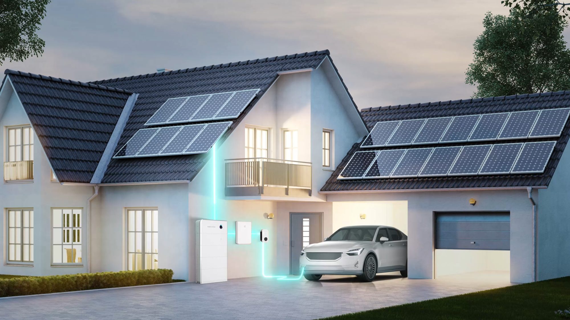 Home with rooftop solar, a Sigenergy battery and EV charger in the Northern Rivers, installed by Sun Connect Solar