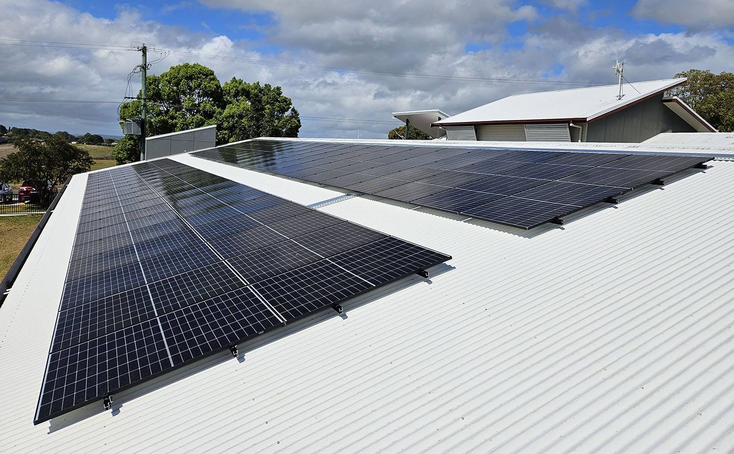 Residential solar installation on a Northern Rivers roof by Sun Connect Solar